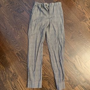 brandy melville//john galt gray plaid pants